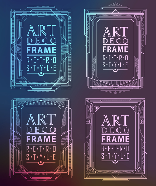 500x598 Art Deco Frame Vector Free Koolgadgetz