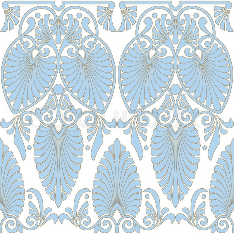 800x800 Seamless Greek Art Nouveau Pattern Stock Vector Colourbox