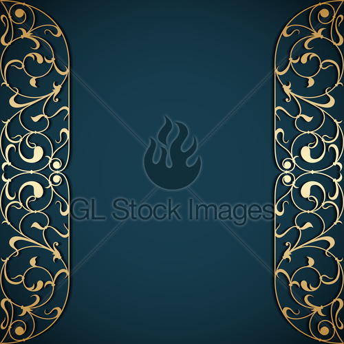 500x500 Vector Art Nouveau Invitation Card For Print And Design Gl
