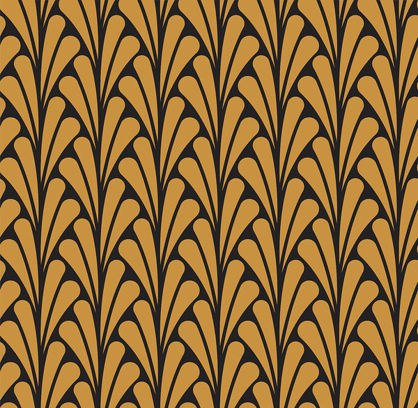 600x585 Vector Classic Floral Art Nouveau Seamless Pattern Stylish