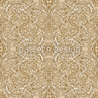 400x400 Art Nouveau Muddle Seamless Vector Pattern