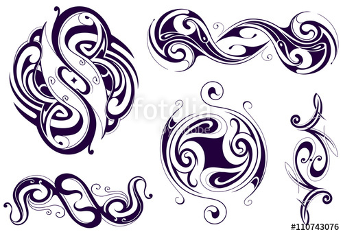 500x341 Art Nouveau Style Elements Stock Image And Royalty Free Vector