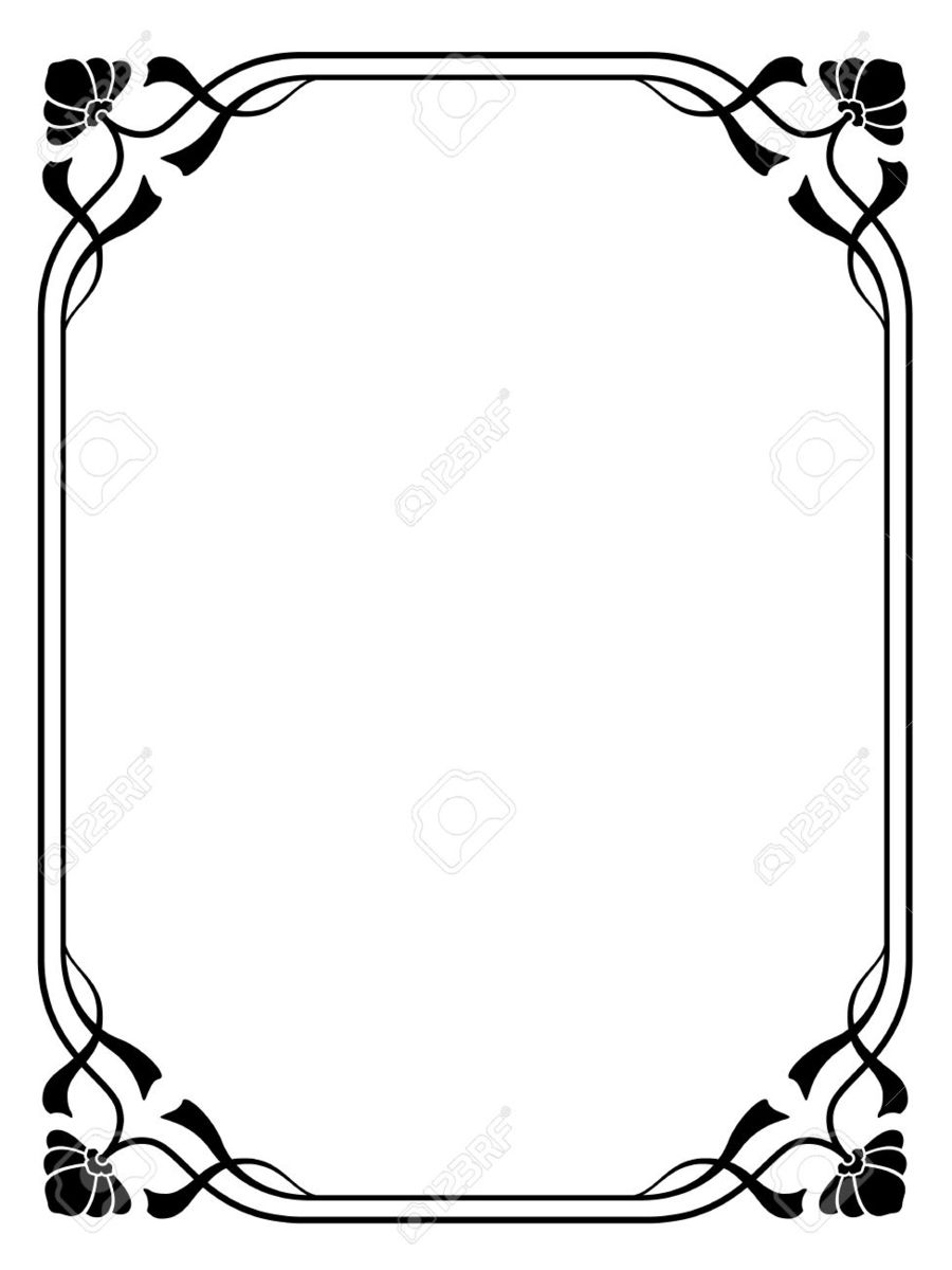 900x1200 Download Art Nouveau Vector Clipart Art Nouveau Ornament