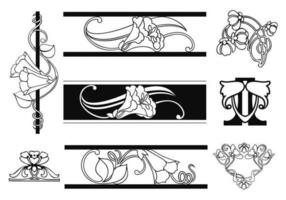 286x200 Art Nouveau Design Free Vector Art