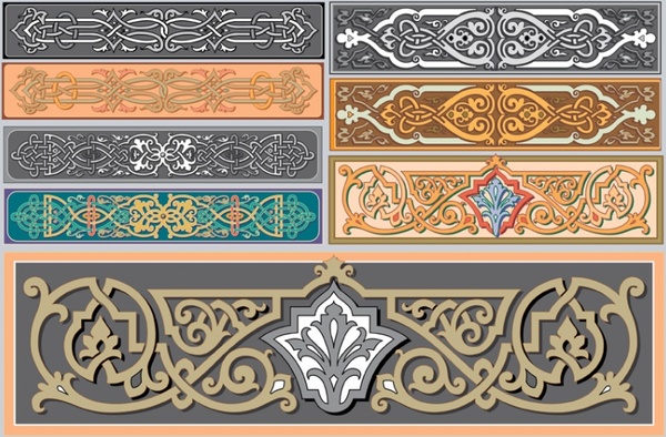 600x394 Art Nouveau Ornaments Free Vector In Encapsulated Postscript