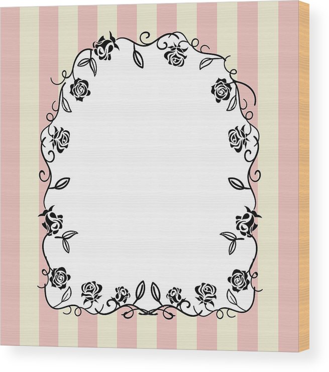 655x740 Art Nouveau Like Circular Lease Drawn With Roses