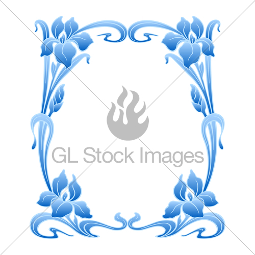 500x500 Vector Art Nouveau Ornament Gl Stock Images
