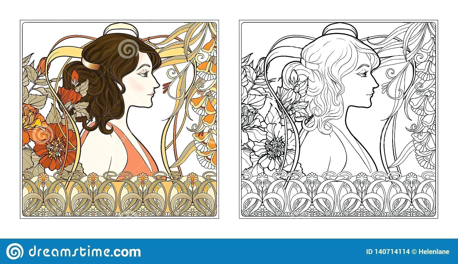 Art Nouveau Stained Glass Coloring Pages 1600x924 Art Nouveau Stained Glass Coloring Pages