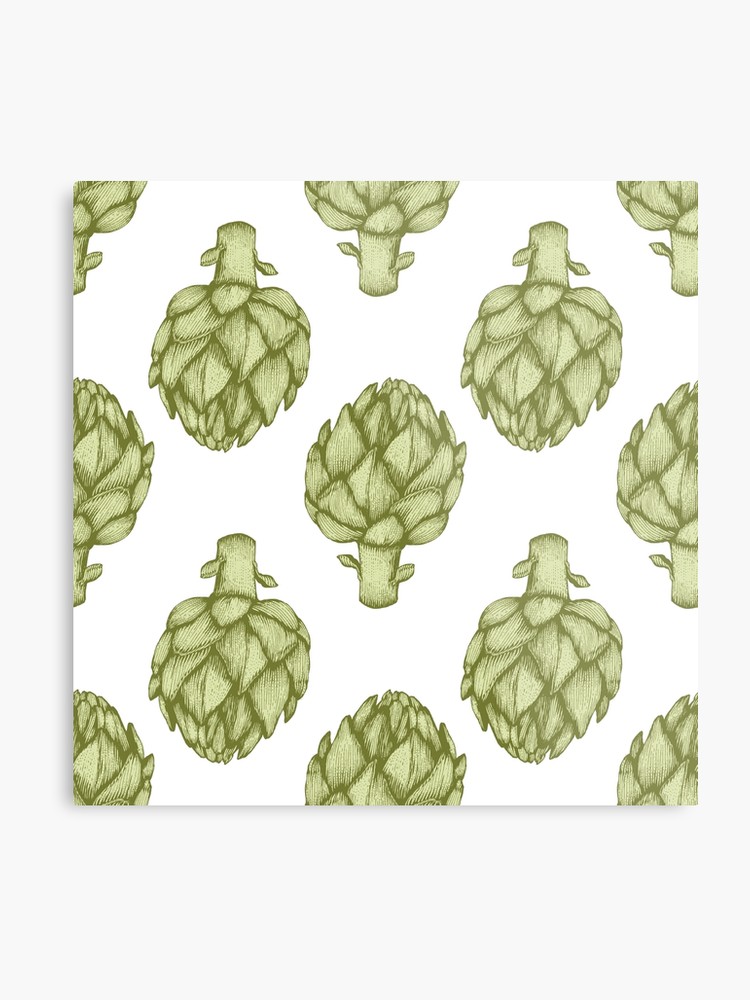 750x1000 Artichoke Vector Hand Drawn Vector Illustration Metal Print