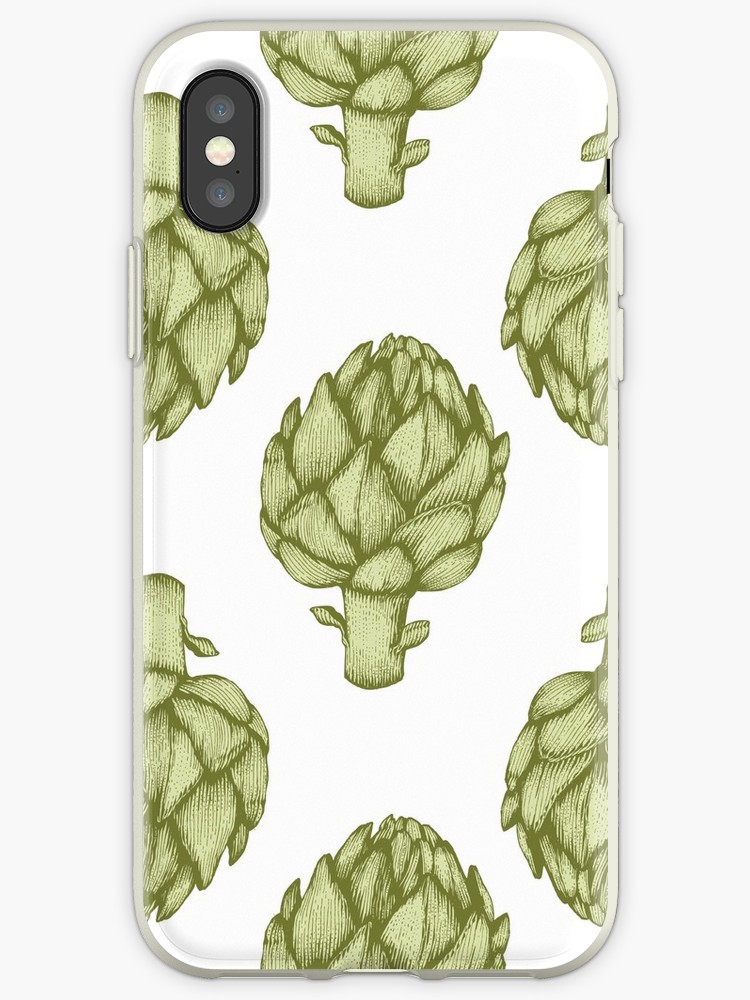 750x1000 Artichoke Vector Hand Drawn Vector Illustration Iphone Case