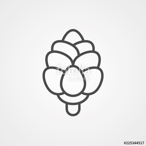 500x500 Artichoke Vector Icon Sign Symbol Stock Image And Royalty Free