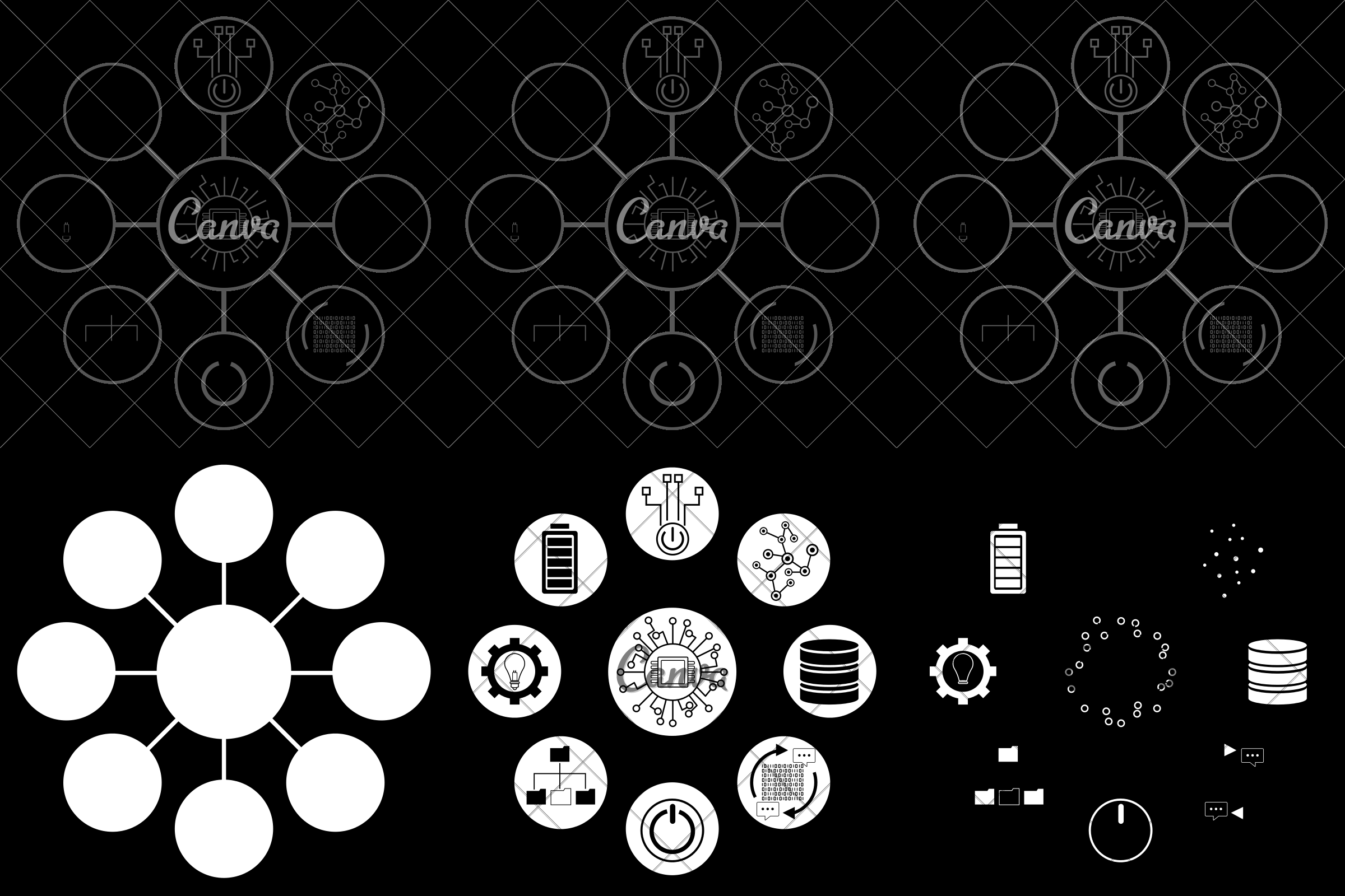 2400x1600 Artificial Intelligence Vector Icon Illustration