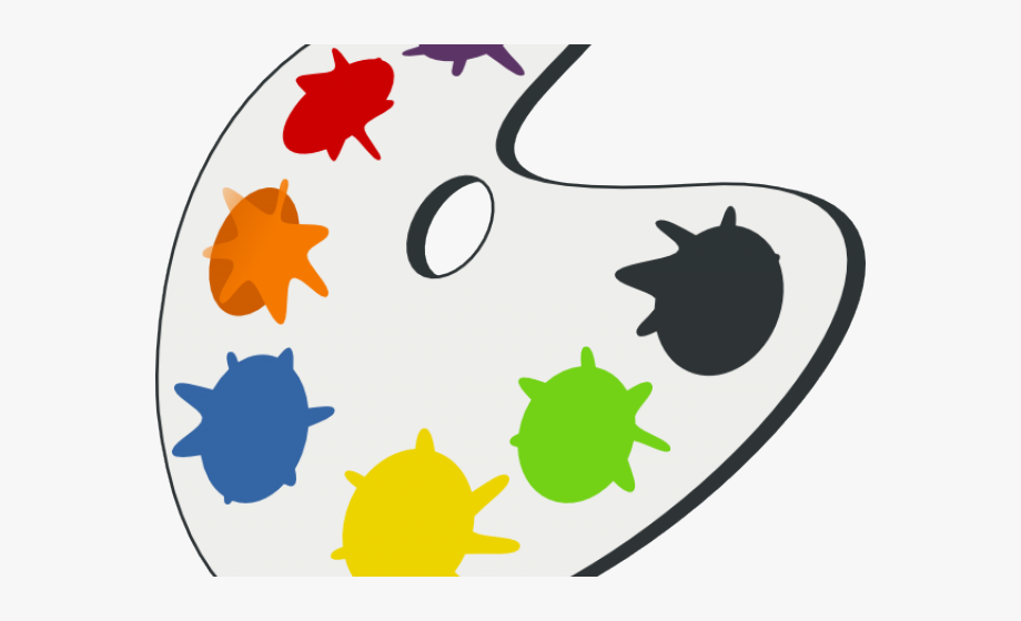 920x560 Palette Clipart Vector Paint