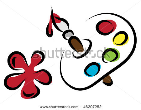 450x353 Vector Artist's Palette