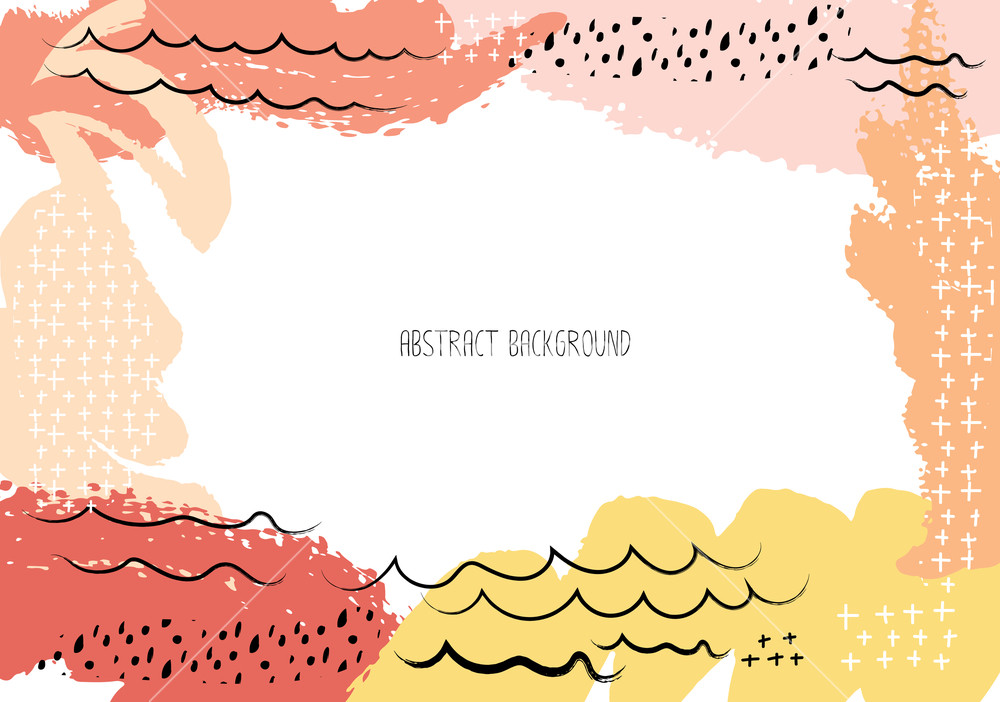 1000x702 Artistic Creative Cards With Brush Strokes, Abstract Brush Stroke