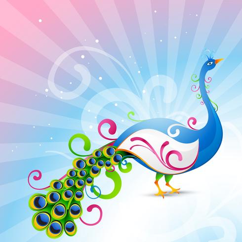 490x490 Artistic Vector Peacock
