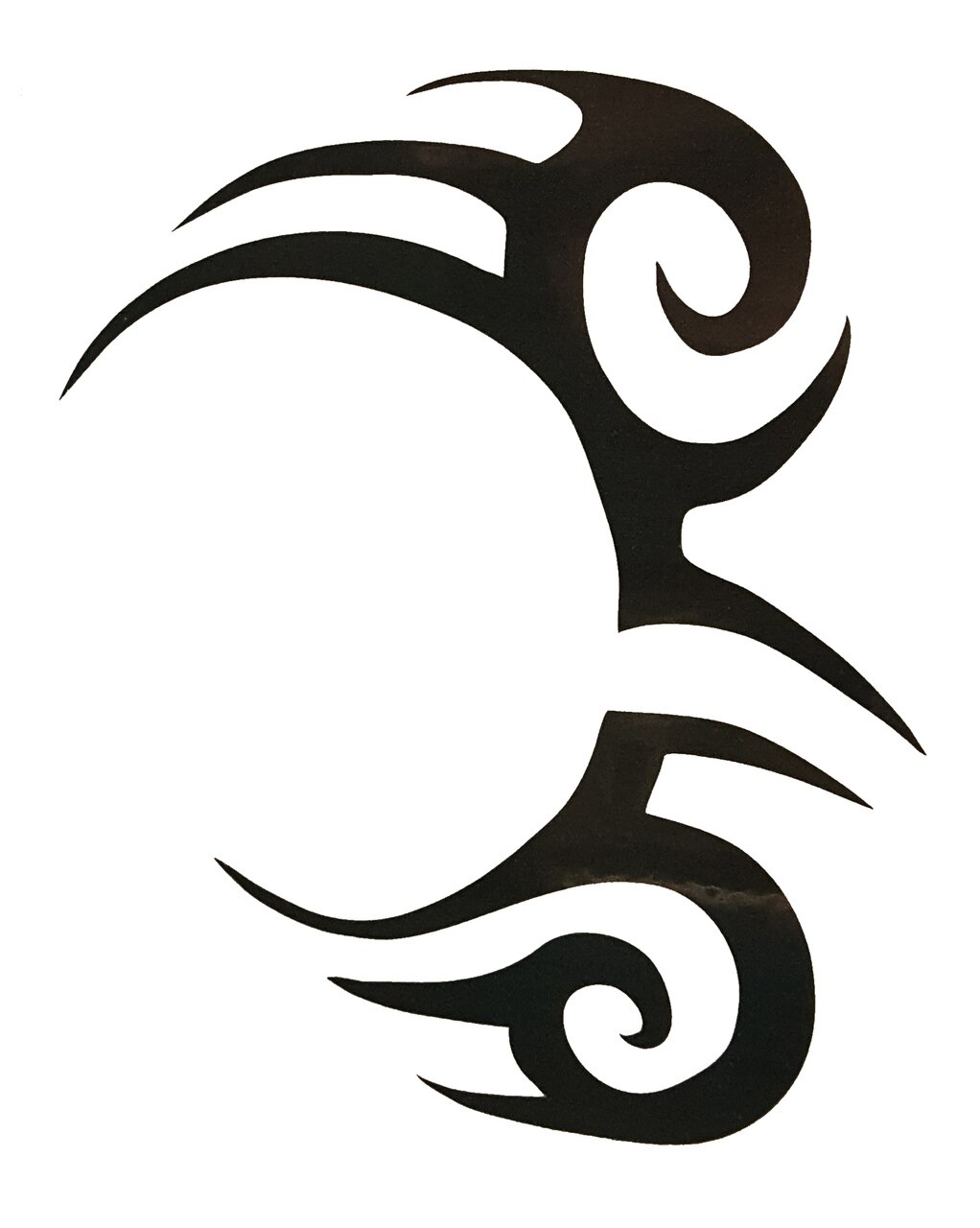 1022x1280 Tribal Face Temporary Tattoo As Seen On Mike Tyson