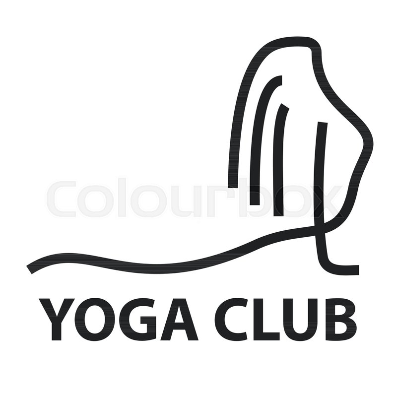 800x800 Minimalist Line Icon Of Yoga Asana Stock Vector Colourbox