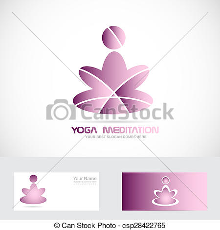 450x470 Yoga Zen Meditation Logo Vector Company Logo Icon Element