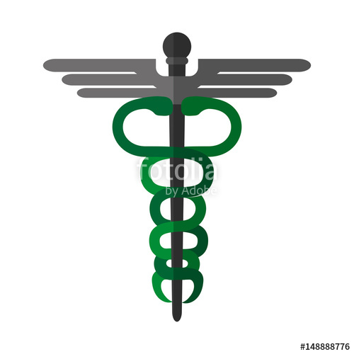 Asclepius Rod Healthcare Icon Image Vector Illustration Design 500x500 Asclepius Rod Healthcare Icon Image Vector Illustration Design