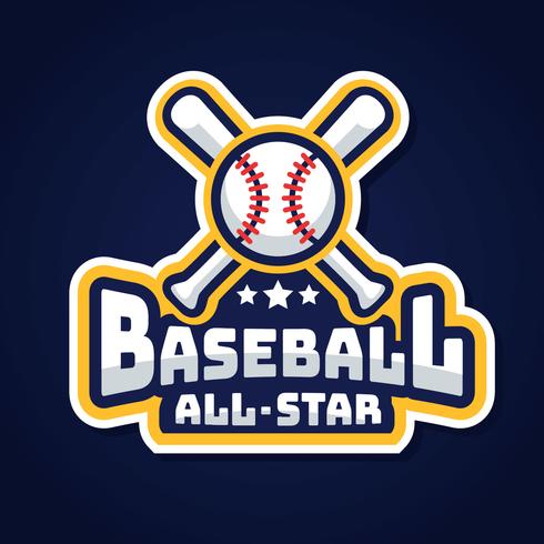 490x490 Baseball All Star Logo Vector
