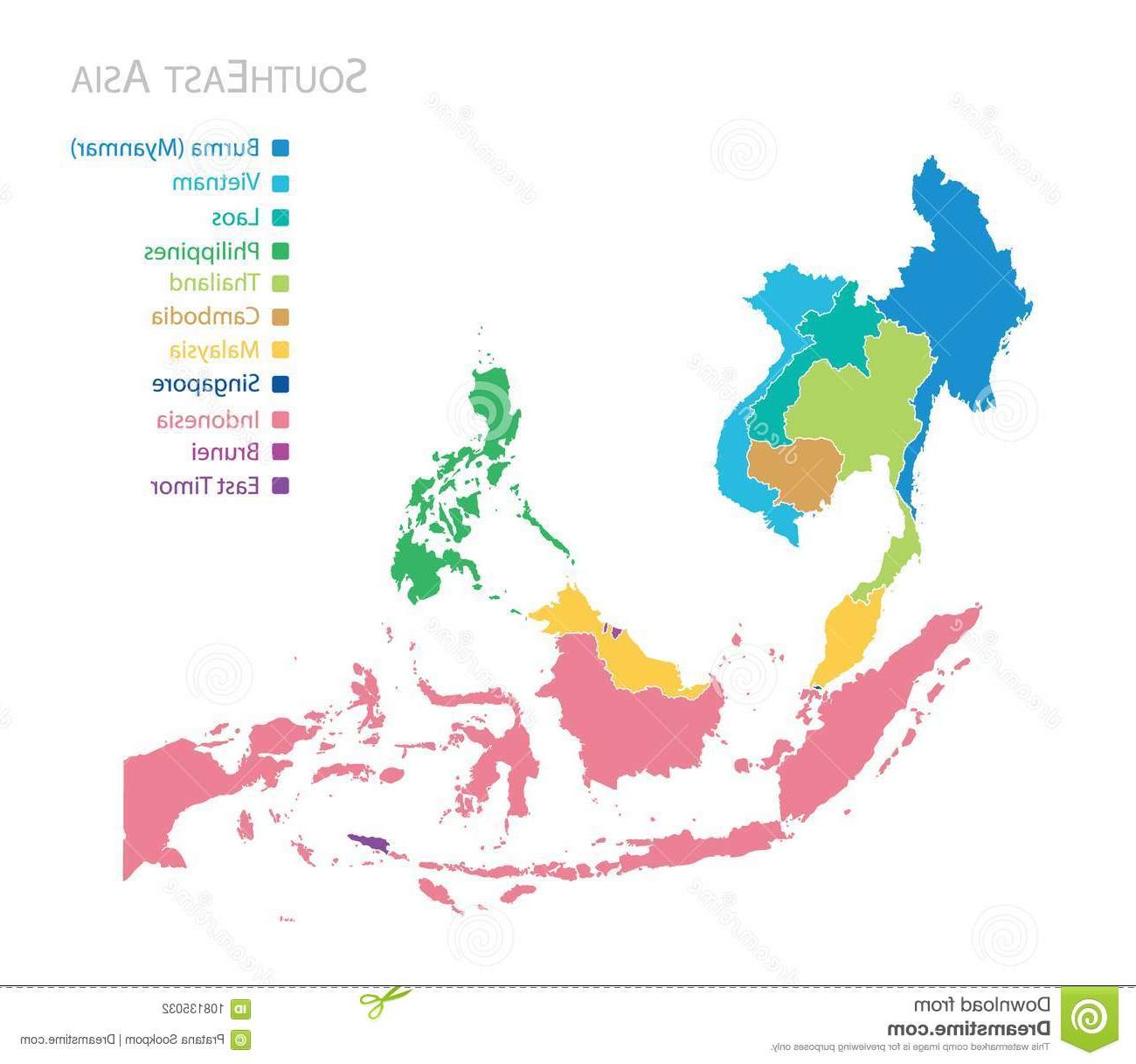 Best Free Vector South East Asia Maps Vector Library Vector 1300x1217 Best Free Vector South East Asia Maps Vector Library Vector