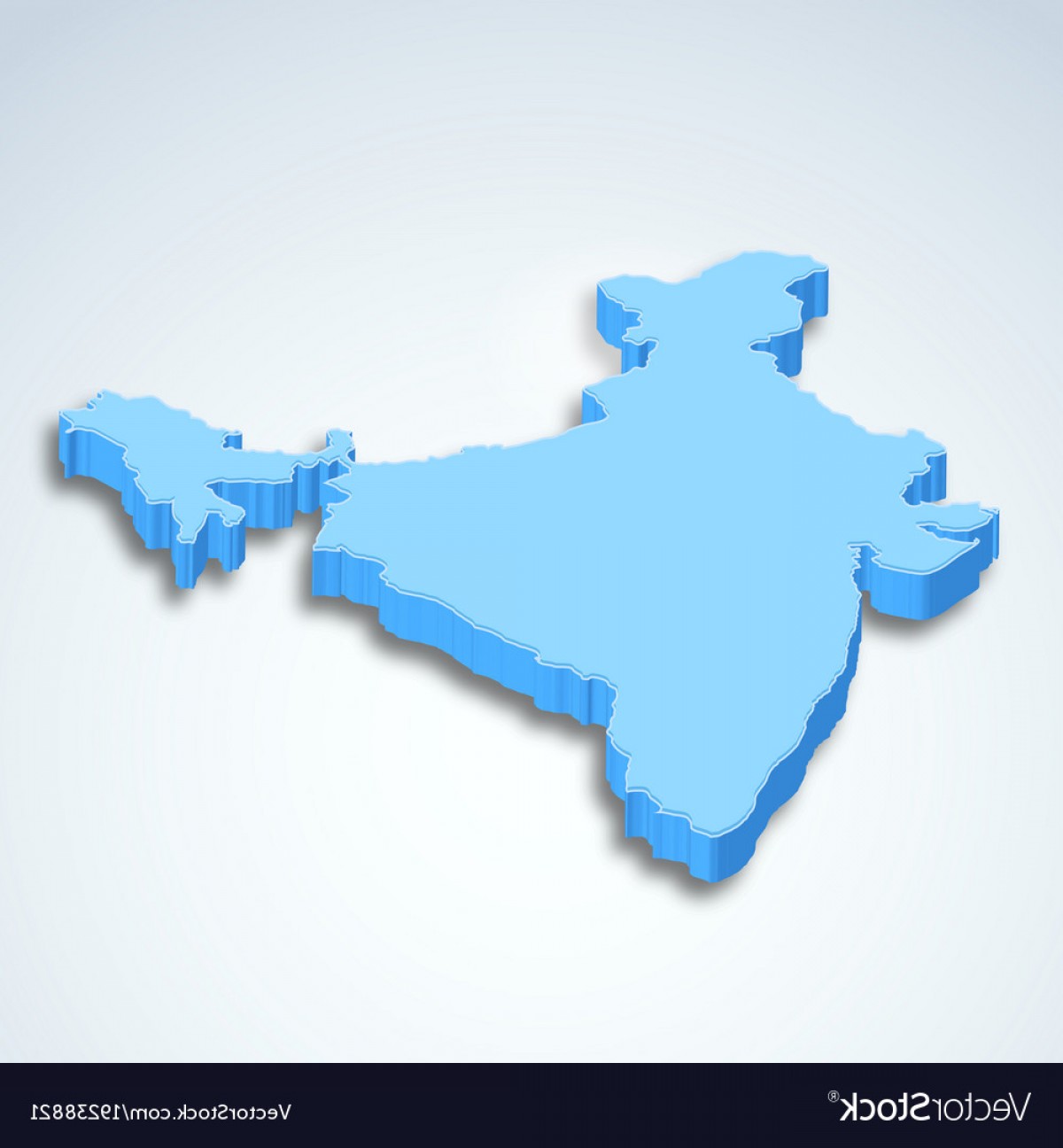 1200x1296 Detailed D Map Of India Asia Vector Catchsplace
