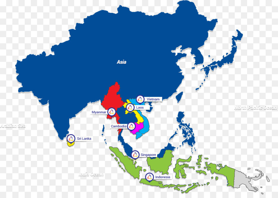 900x640 Southeast Asia Vector Map World Map