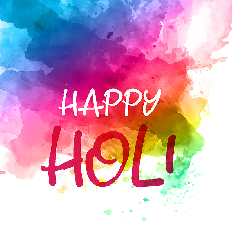 Colourful Holi Background With Watercolour Texture Abstract 800x800 Colourful Holi Background With Watercolour Texture Abstract