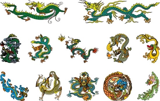 550x349 Chinese Dragon Vector Art Free Vector Download