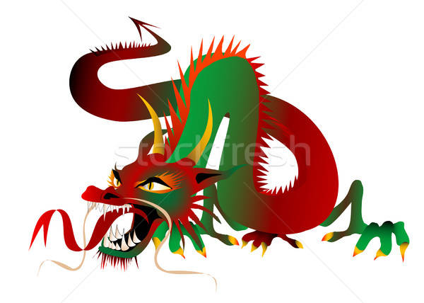 600x428 Asian Dragon Vector Illustration Edward White