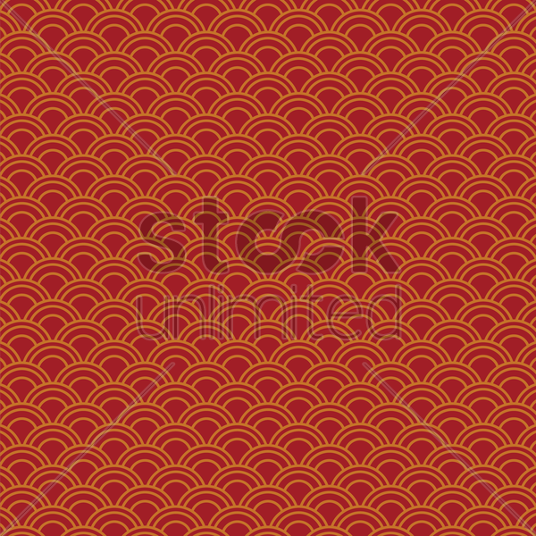600x600 Chinese Pattern Background Vector Image