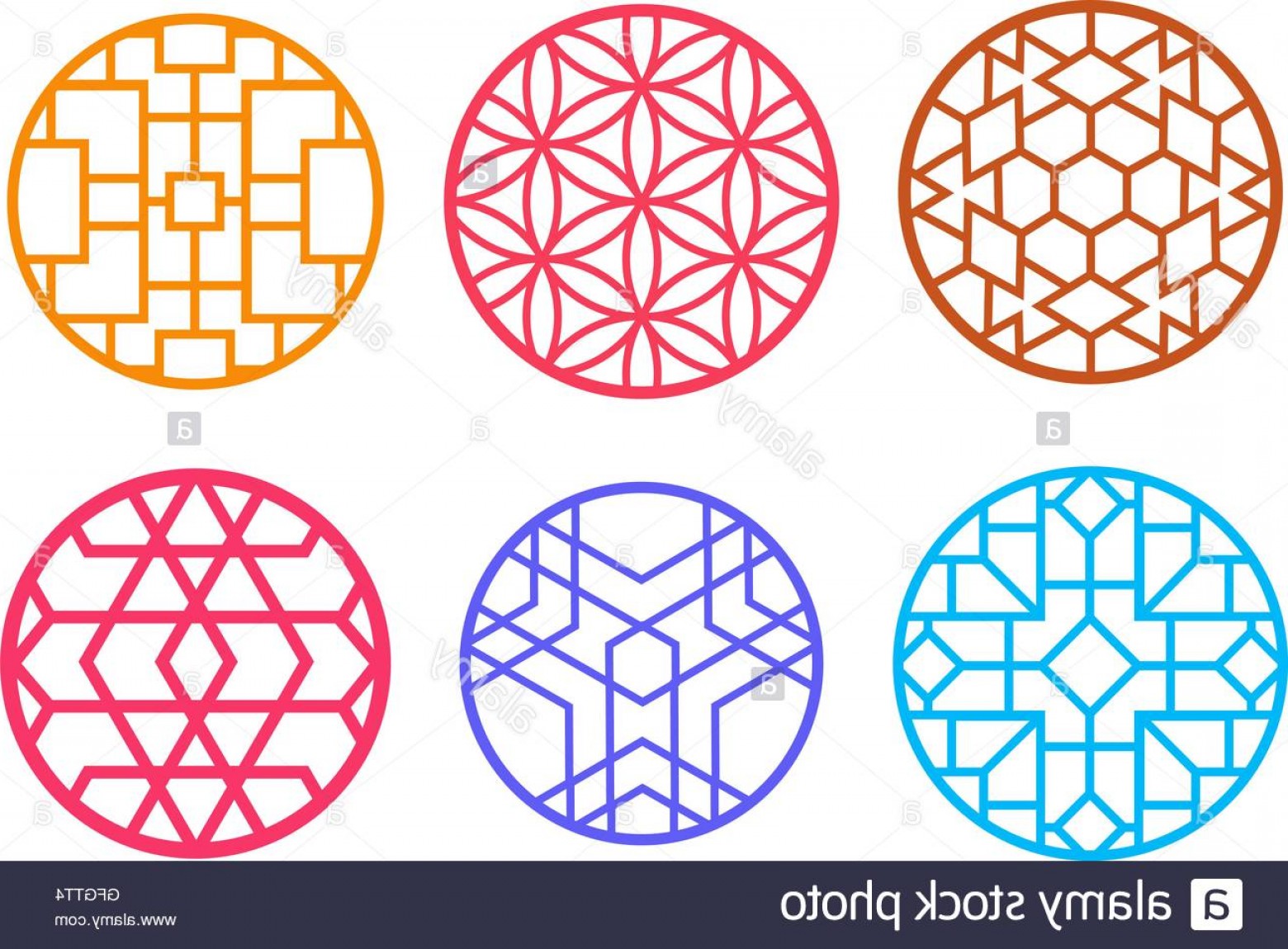 1560x1150 Stock Photo Geometric Round Chinese Pattern Window Frame Vector