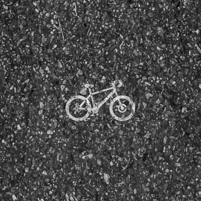 800x800 Bicycle Road And Asphalt Background Stock Vector Colourbox