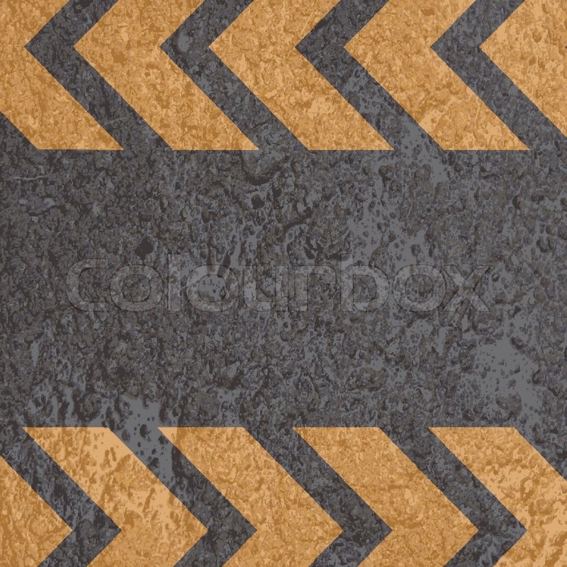 800x800 Warning Line On The Asphalt Stock Vector Colourbox