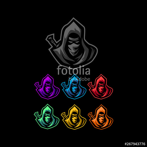 Assassin E Sports Logo Gaming Mascot Collection Stock Image 500x500 Assassin E Sports Logo Gaming Mascot Collection Stock Image