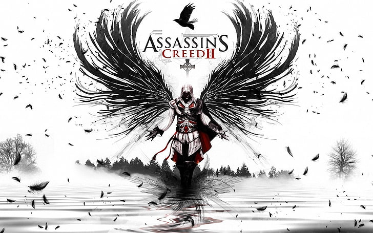 Hd Wallpaper Assassin's Creed Ii Cover, Untitled, Illustration 728x455 Hd Wallpaper Assassin's Creed Ii Cover, Untitled, Illustration