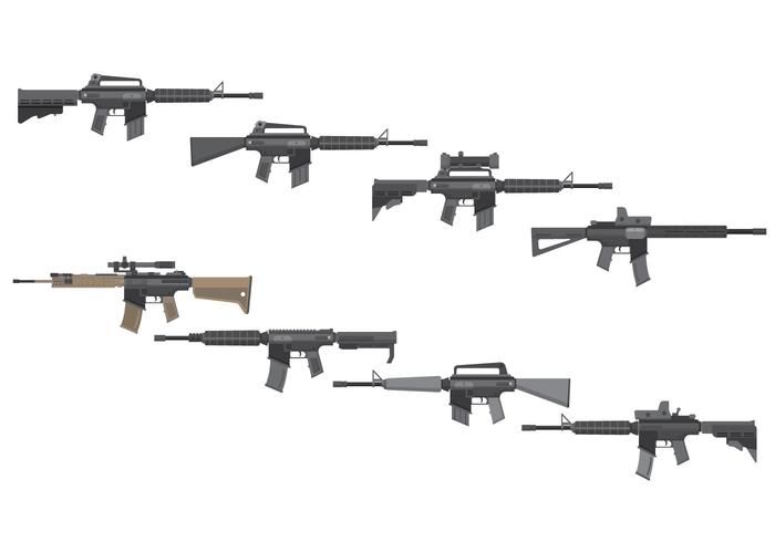 700x490 Free Assault Rifles Vector