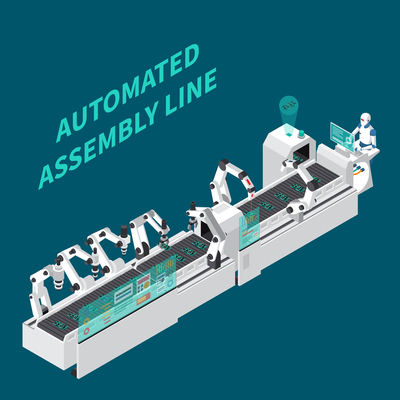 Assembly Line On Curated Vector Illustrations, Stock Royalty Free 400x400 Assembly Line On Curated Vector Illustrations, Stock Royalty Free