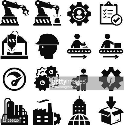 412x416 Manufacturing Icon Vector