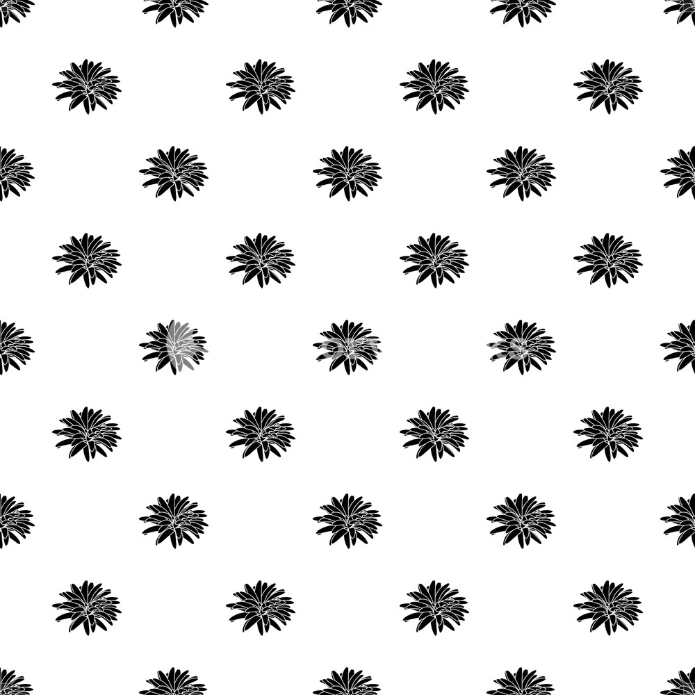 1000x1000 Aster Flower Pattern Vector Seamless Repeating For Any Web Design
