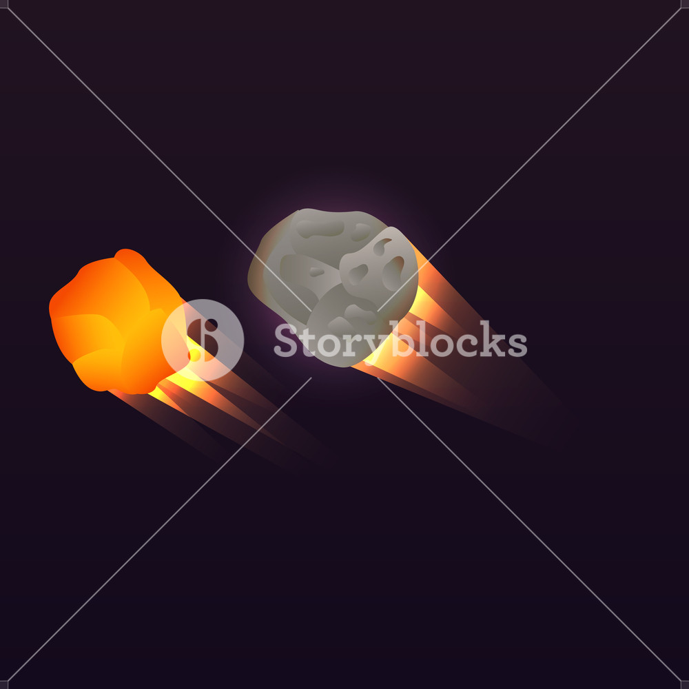1000x1000 Space Asteroid Icon Isometric Of Space Asteroid Vector Icon