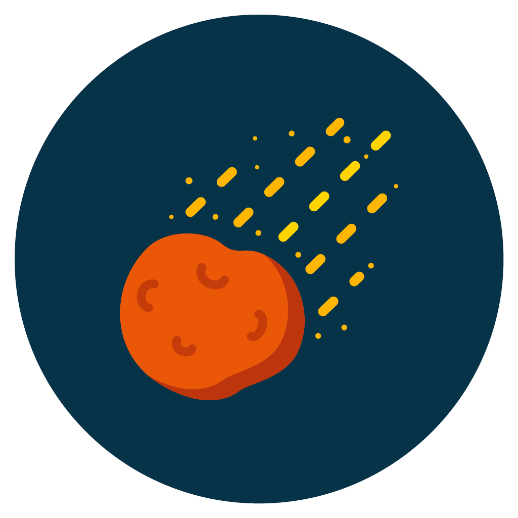 1025x1025 Asteroid Icon Vector Free Download