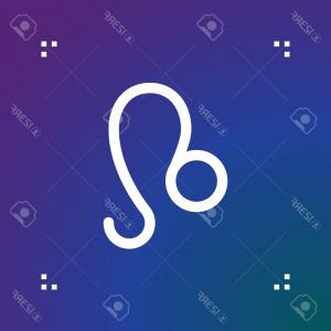 300x300 Stock Illustration Leo Zodiac Vector Sign Horoscope Symbol