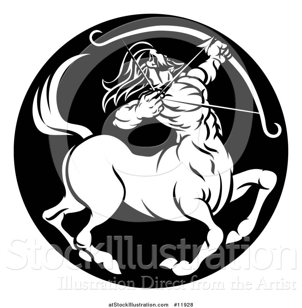 1024x1044 Vector Illustration Of A Zodiac Horoscope Astrology Centaur