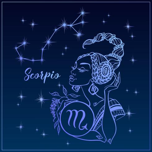 490x490 Zodiac Sign Scorpio As A Beautiful Girl The Constellation