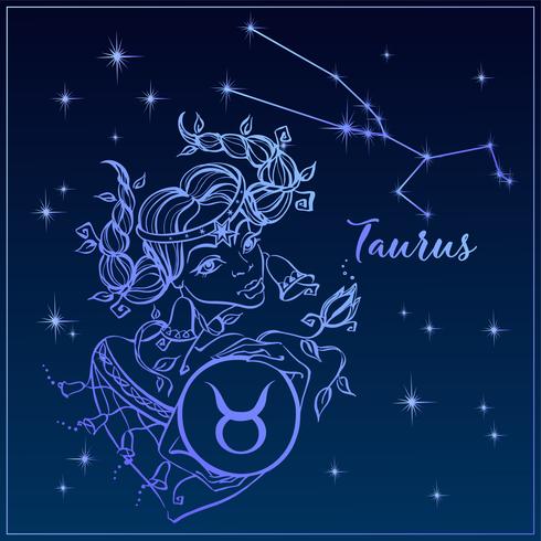 490x490 Zodiac Sign Taurus As A Beautiful Girl The Constellation