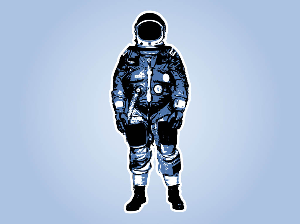 1024x765 Vector Astronaut Vector Art Graphics