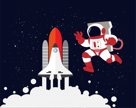 461x368 Astronaut Free Vector Download