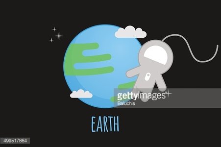 451x300 Cute Astronaut Vector Illustration Premium Clipart